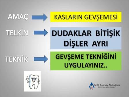 Çene eklemi rahatsızlıklarında tedavi amacı