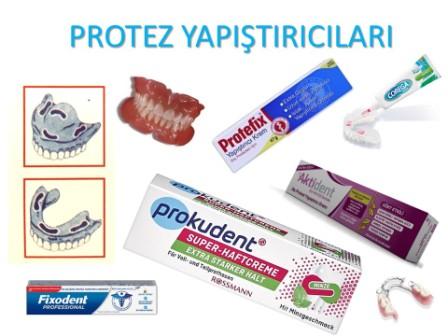 protez yapıştırıcılarının kullanımı