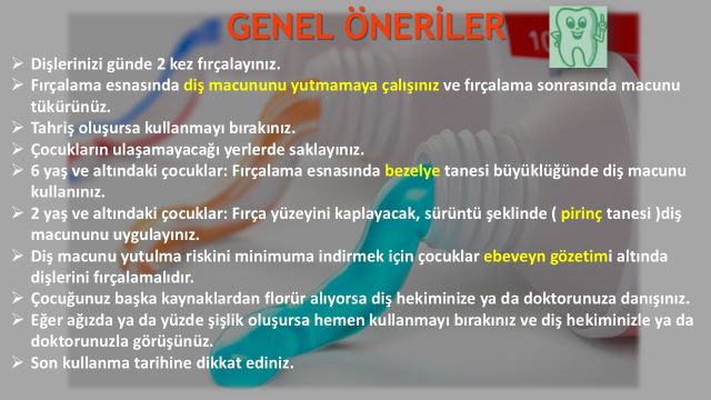 ağız sağlığı için öneriler