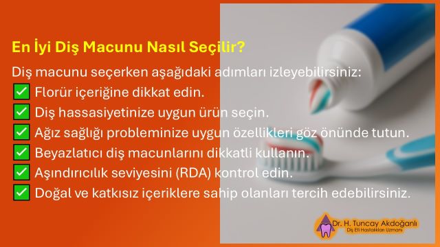 diş macunu seçerken