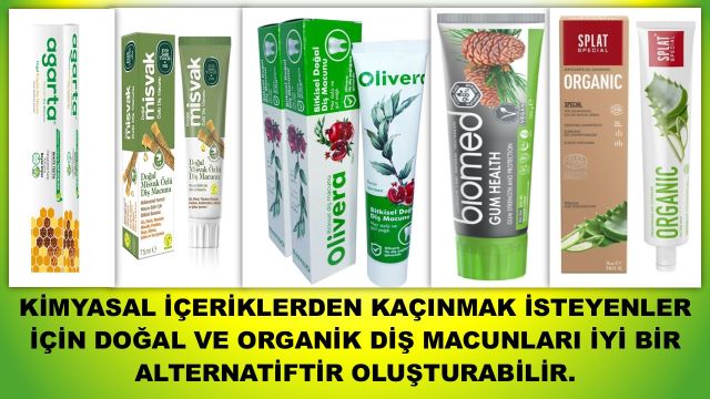 organik diş macunu