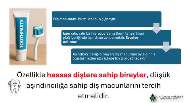 diş macunu seçerken dikkat edilmesi gereken durumlar
