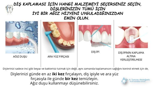kaplama diş uygulamalarında ağız bakımının önemi
