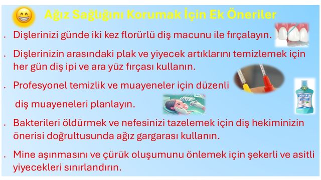 Şekersiz sakız çiğneyen kişinin ağız ve diş sağlığının korunması