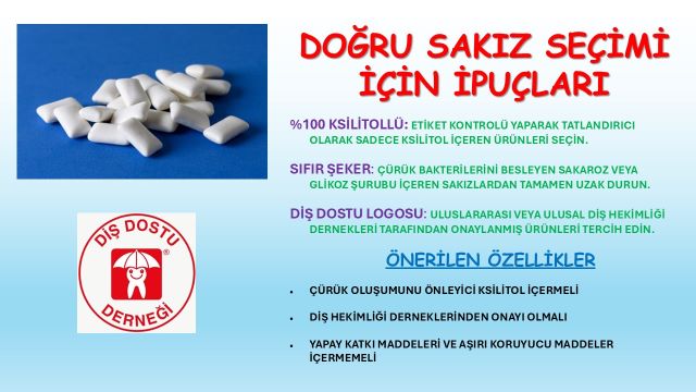Doğru sakız seçimi için öneriler